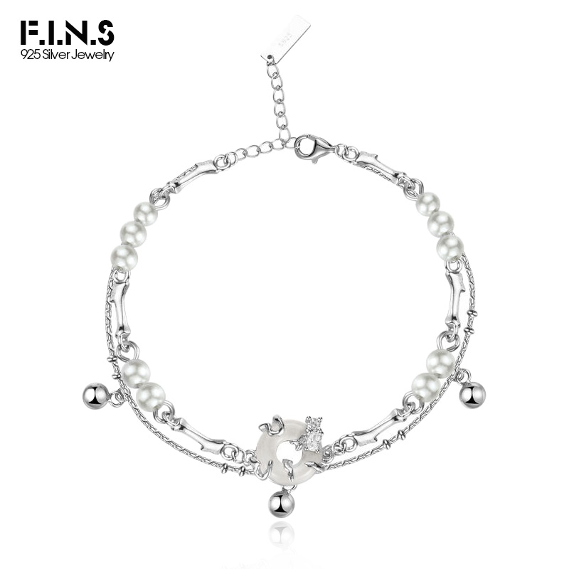 Lobster Clasp Silver - F.I.N.S w stylu chińskim prawdziwe srebro