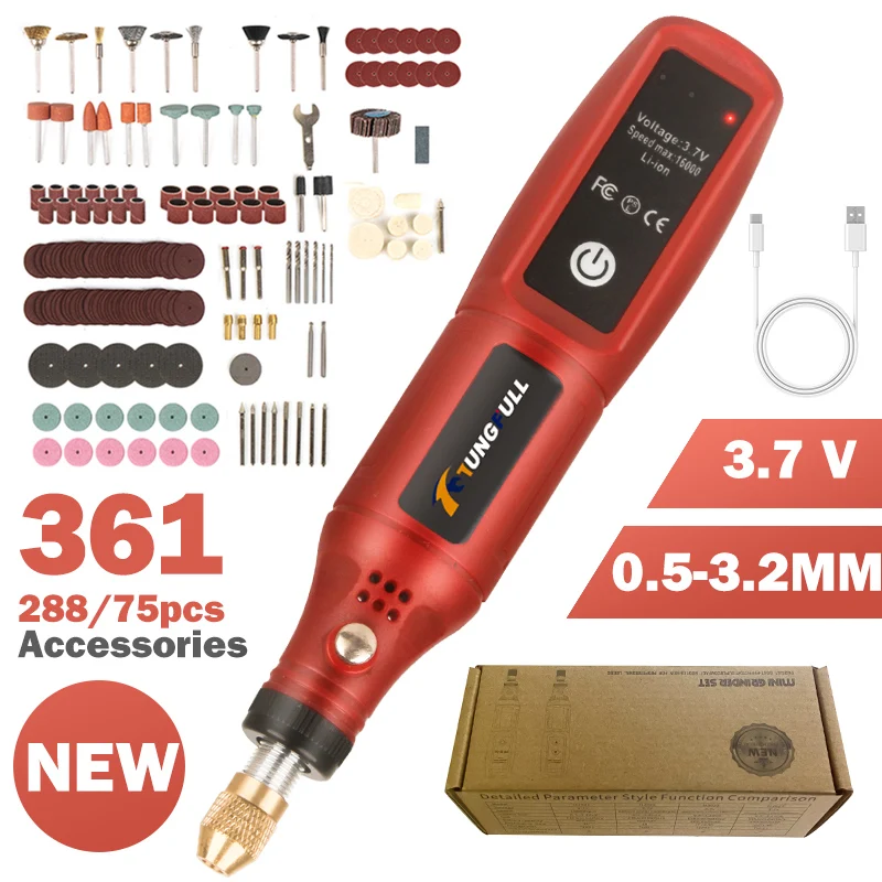 Jewelry Making Drill - Akumulatorowy grawer USB, bezprzewodowa wiertarka elektryczna,