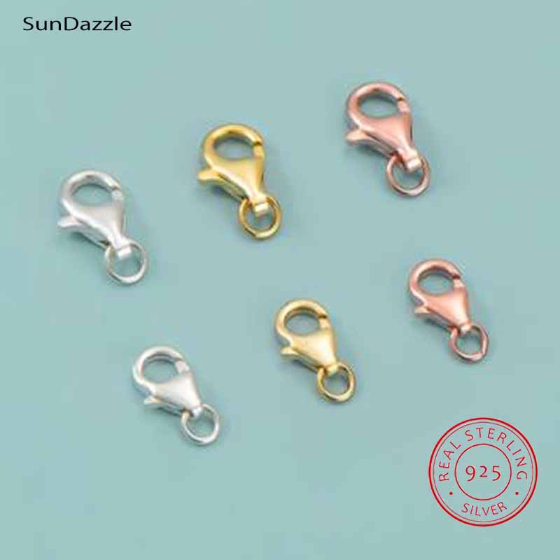 2 szt. Oryginalne, prawdziwe,  – Lobster Clasp Silver recenzja i cena