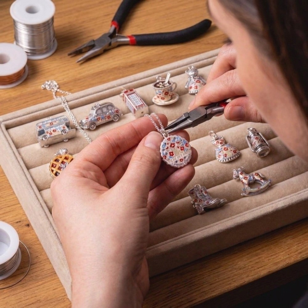Miniaturowe zawieszki ze stali – Jewelry Making London recenzja i cena